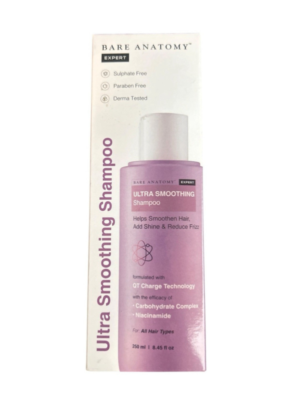 Bare Anatomy Shampoo Ultra Smoothing Dry Frizzy Hair 250ml
